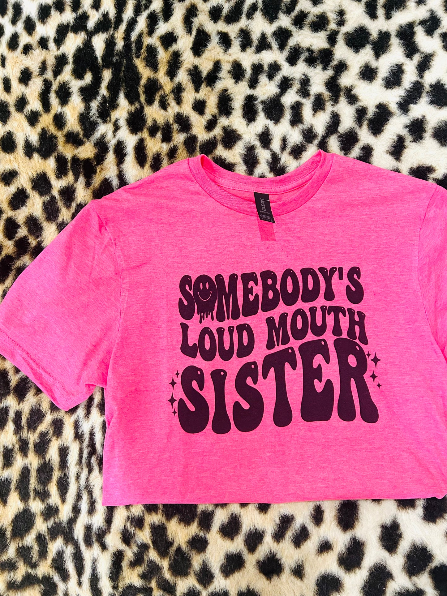 somebody’s loud mouth sister graphic tee
